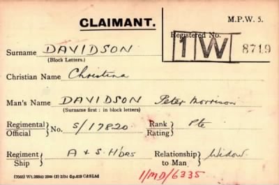 Thumbnail for 019/0112/DAV-DAV > Davidson, Peter Norrison (S/17820)