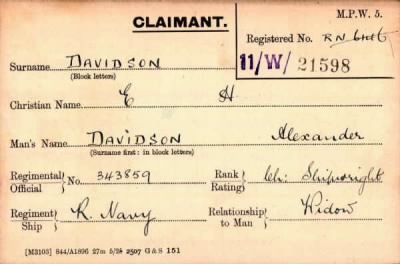 Thumbnail for 019/0112/DAV-DAV > Davidson, Alexander (343859)