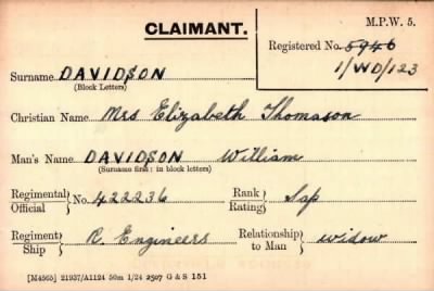 Thumbnail for 019/0112/DAV-DAV > Davidson, William (422236)