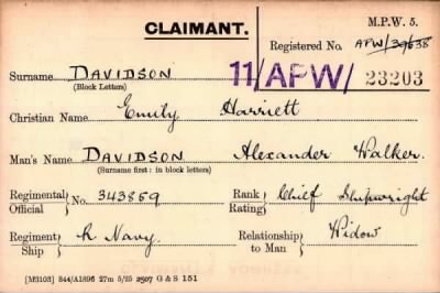 Thumbnail for 019/0112/DAV-DAV > Davidson, Alexander Walker (343859)