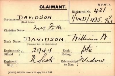 Thumbnail for 019/0112/DAV-DAV > Davidson, William W (2944)