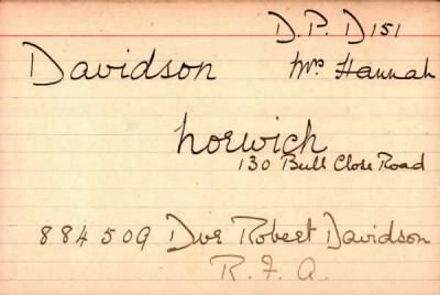 Thumbnail for 019/0112/DAV-DAV > Davidson, Robert (884509)