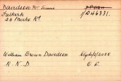 Thumbnail for 019/0112/DAV-DAV > Davidson, William Brown (CLYDE/Z/4055)