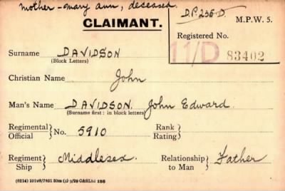 Thumbnail for 019/0112/DAV-DAV > Davidson, John Edward (5910)