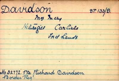 Thumbnail for 019/0112/DAV-DAV > Davidson, Richard (32772)