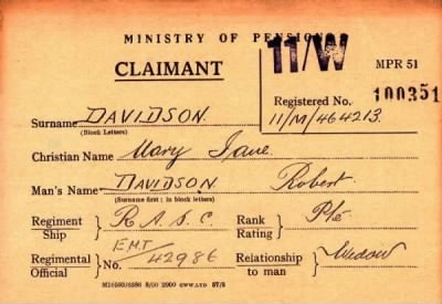 Thumbnail for 019/0112/DAV-DAV > Davidson, Robert (EMT/42986)