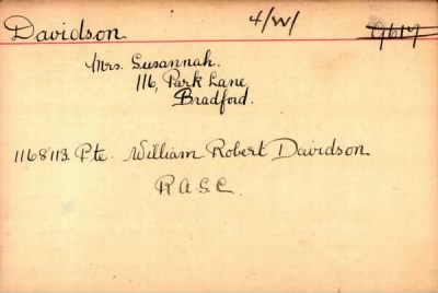 Thumbnail for 019/0112/DAV-DAV > Davidson, William Robert (1168113)