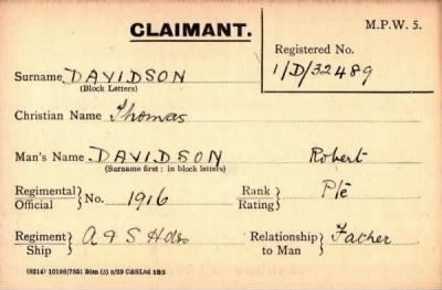 Thumbnail for 019/0112/DAV-DAV > Davidson, Robert (1916)