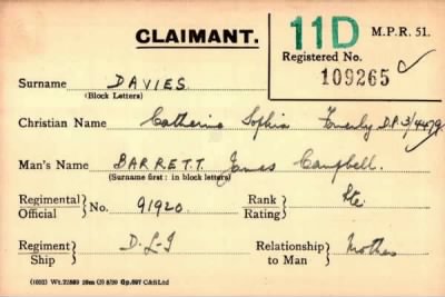 Thumbnail for 019/0112/DAV-DAV > Barrett, James Campbell (91920)