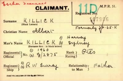 Thumbnail for 040/0238/KID-KIN > Killick, Harvey, Sydney (1960, G/2875)