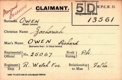 Thumbnail for 055/0326/OWE-OZZ > Owen, Richard (25067)