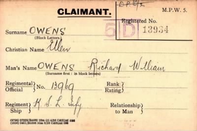 Thumbnail for 055/0326/OWE-OZZ > Owens, Richard William (13969)