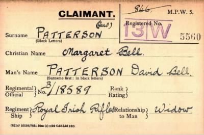 Thumbnail for 057/0334/PAT-PAU > Patterson, David Bell (B/18589)