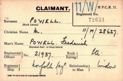 Thumbnail for 058/0349/POT-POW > Powell, Frederick (21937)