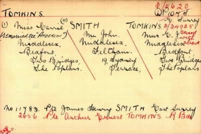 Thumbnail for 069/0433/TOM-TOR > Smith, Tomkins, James Henry, Arthur Ernest (11783, 2656)