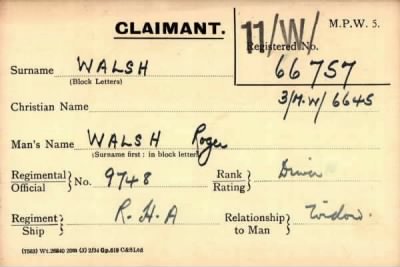 Thumbnail for 070/0445/WAL-WAL > Walsh, Roger (9748)