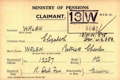 Thumbnail for 070/0445/WAL-WAL > Walsh, Patrick Charles (12289)