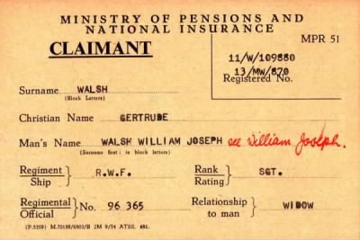 Thumbnail for 070/0445/WAL-WAL > Walsh, William Joseph (96 365)