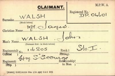 Thumbnail for 070/0445/WAL-WAL > Walsh, John (116205)