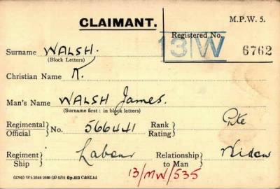 Thumbnail for 070/0445/WAL-WAL > Walsh, James (566441)