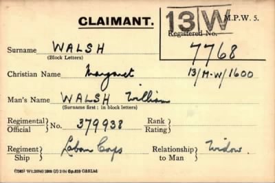 Thumbnail for 070/0445/WAL-WAL > Walsh, William (379938)