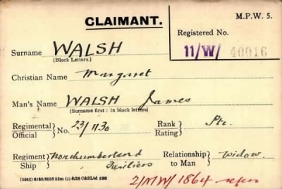 Thumbnail for 070/0445/WAL-WAL > Walsh, James (23/1130)