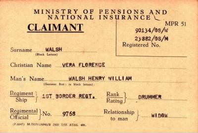 Thumbnail for 070/0445/WAL-WAL > Walsh, Henry William (9768)