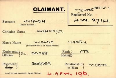 Thumbnail for 070/0445/WAL-WAL > Walsh, Martin (30288)