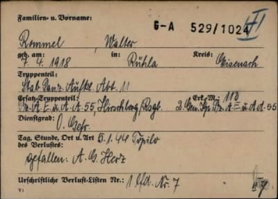 Thumbnail for Walter > Rommel, Walter (G-A 529/1024)