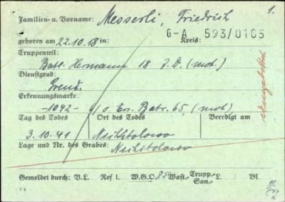 Thumbnail for Friedrich > Messerli, Friedrich (G-A 593/0105)