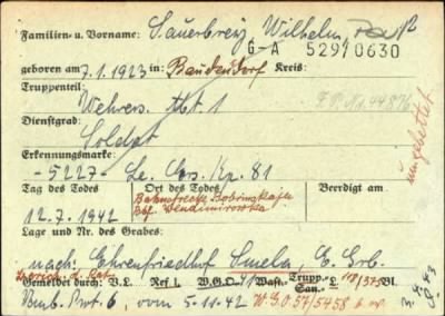 Thumbnail for Wilhelm-paul > Sauerbrey, Wilhelm-paul (G-A 529/0630)