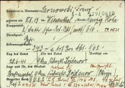 Thumbnail for Franz > Sarnowski, Franz (G-A 529/0660)