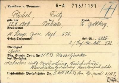 Thumbnail for Fritz > Pöschel, Fritz (G-A 713/1191)