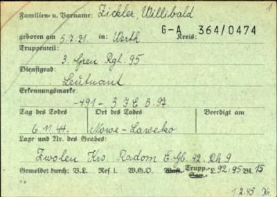 Thumbnail for Willibald > Zickler, Willibald (G-A 364/0474)