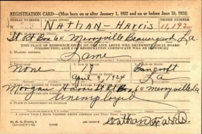 Thumbnail for Nathan > Harris, Nathan (1924)