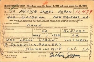 Thumbnail for Melvin James > Hogan, Melvin James (1922)