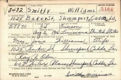 Thumbnail for Smitty > Williams, Smitty (1906)