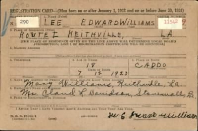 Thumbnail for Lee Edward > Williams, Lee Edward (1923)