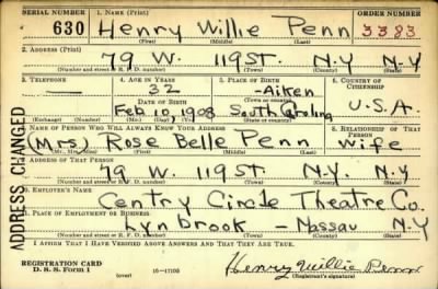 Thumbnail for Henry Willie > Penn, Henry Willie (1908)