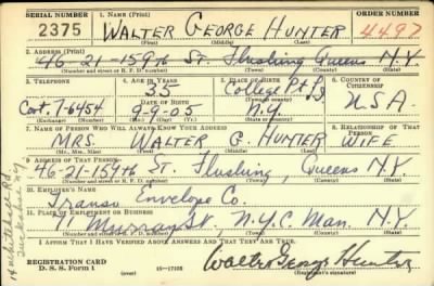 Thumbnail for Walter George > Hunter, Walter George (1905)