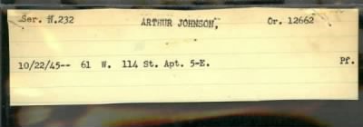 Thumbnail for Arthur > Johnson, Arthur (1924)