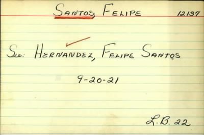 Thumbnail for Felipe > Santos, Felipe (1907)