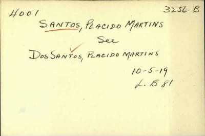 Thumbnail for Phillip > Santos, Phillip (1912)