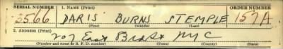 Thumbnail for Daris Burns > Stemple, Daris Burns (1915)