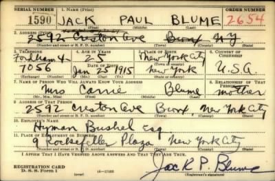 Thumbnail for Jack Paul > Blume, Jack Paul (1915)