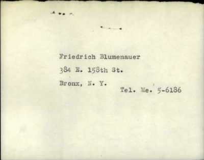 Thumbnail for Friedrich > Blumenauer, Friedrich (1904)