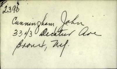 Thumbnail for John William > Cunningham, John William (1913)