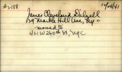 Thumbnail for James Cleveland > Dalzell, James Cleveland (1913)