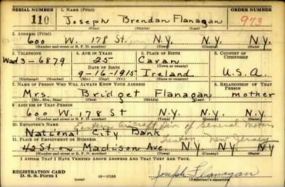 Thumbnail for Joseph Brendan > Flanagan, Joseph Brendan (1915)