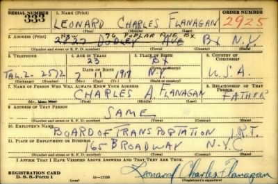 Thumbnail for Leonard Charles > Flanagan, Leonard Charles (1917)